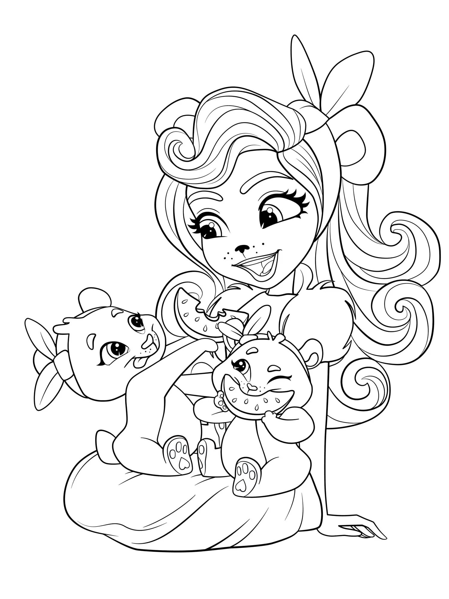 Entenchymal royal coloring pages