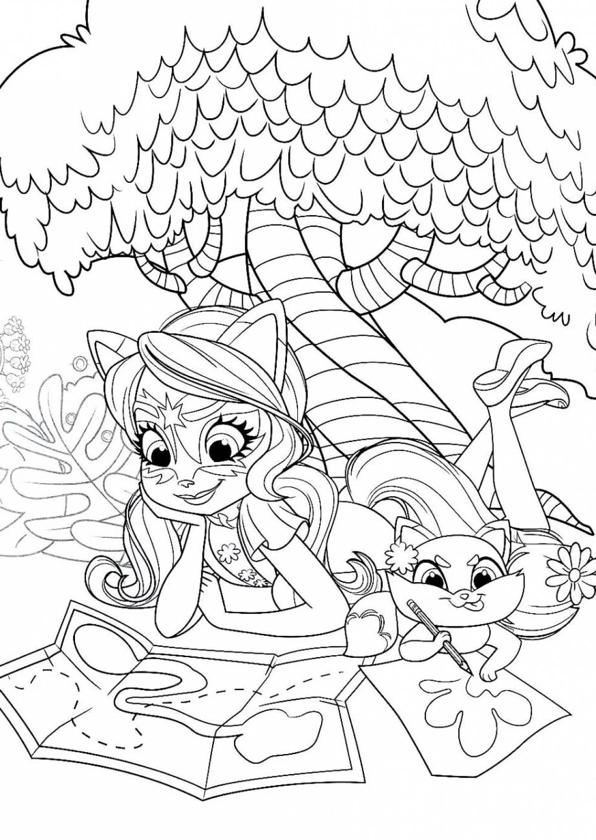 Entenchymal deluxe coloring pages