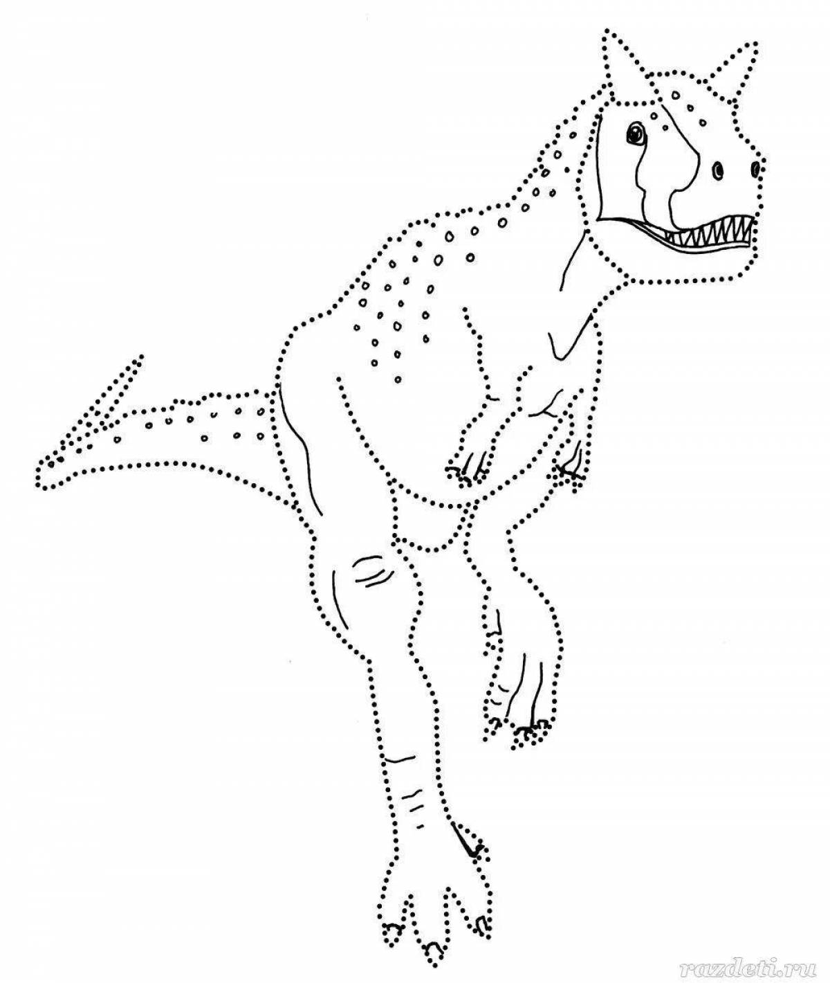 Awesome carnosaurus coloring book