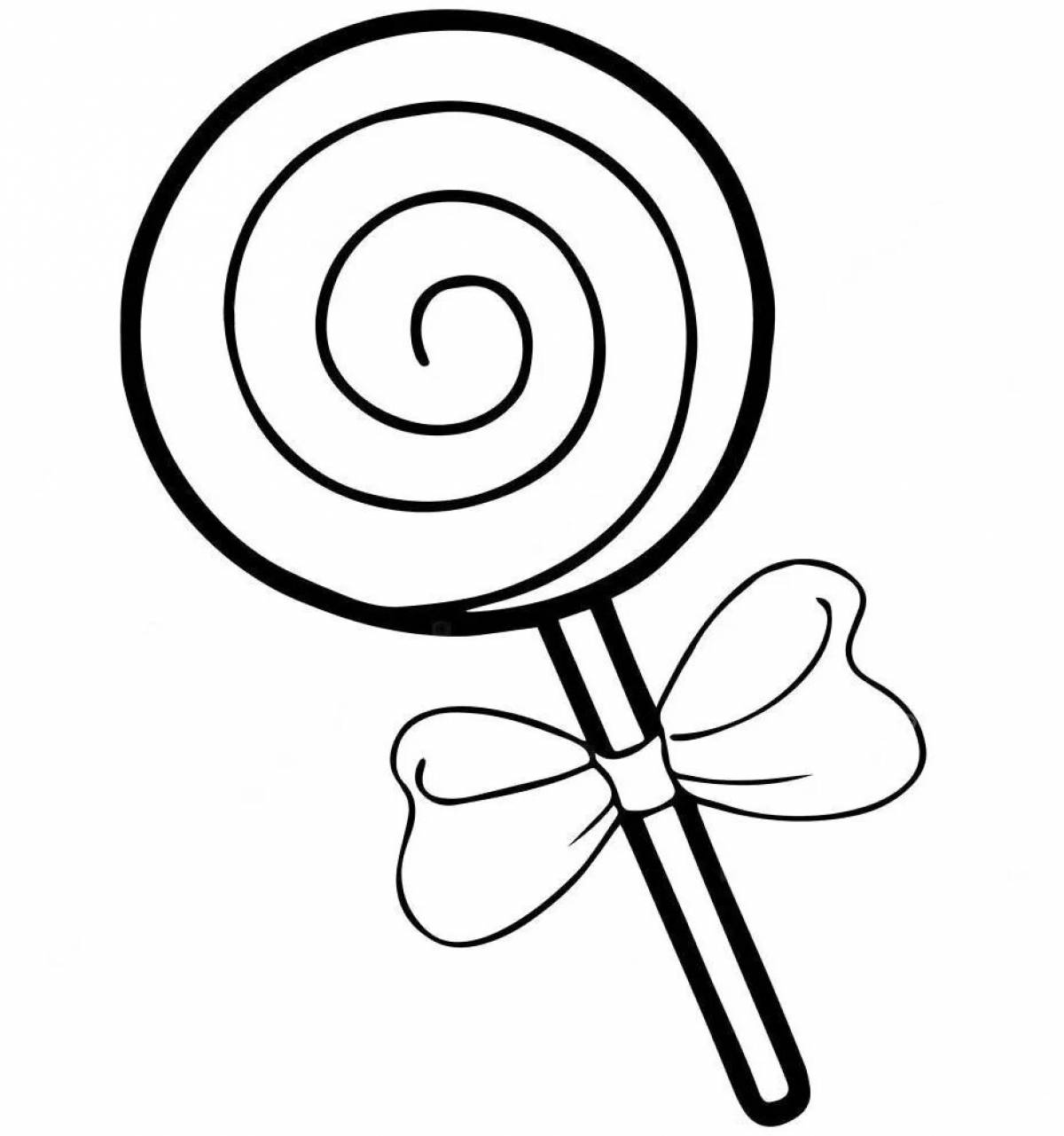 Irresistible lollipop coloring