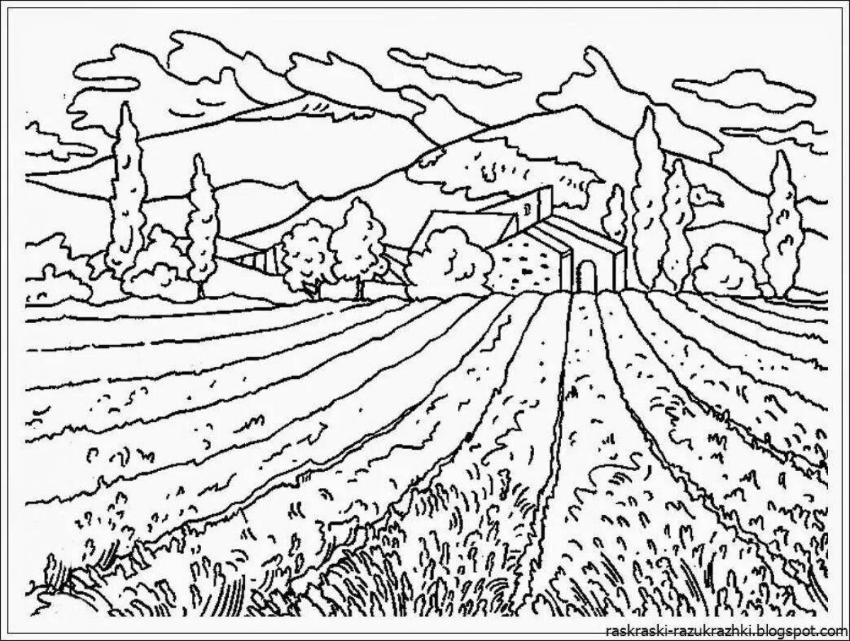 Glitter Wednesday coloring page