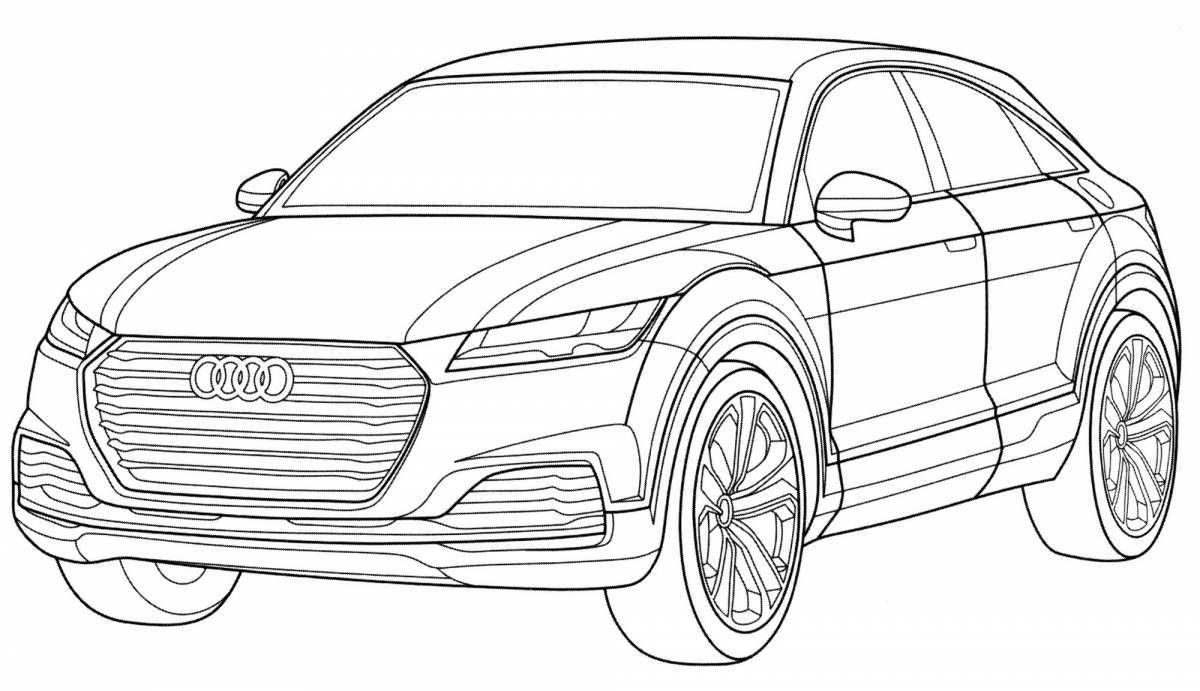Cute urus coloring page