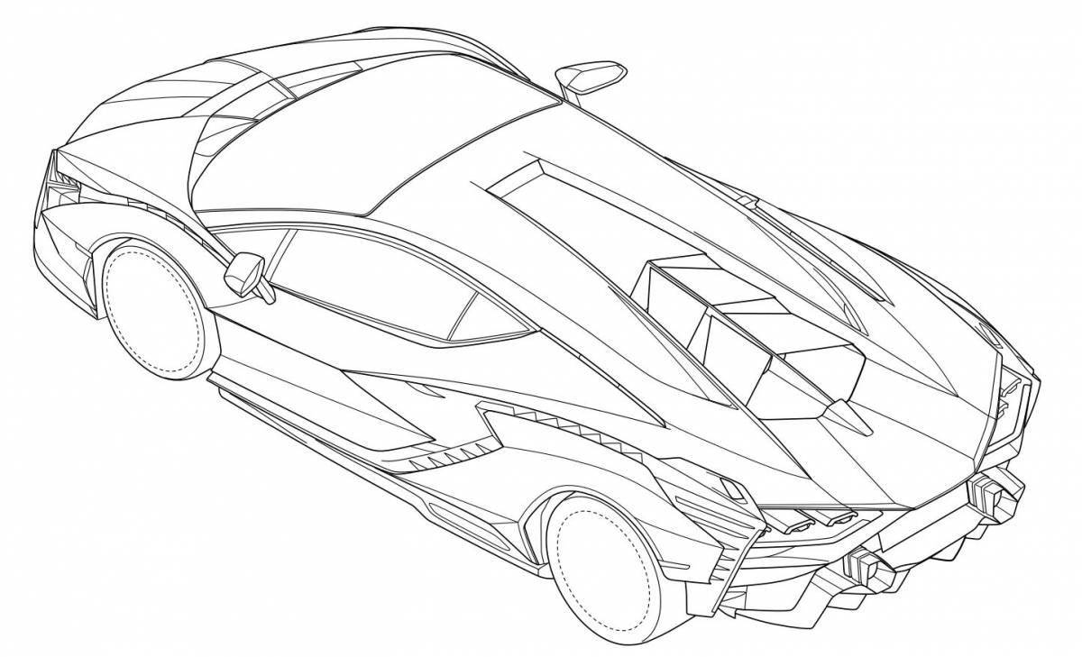 Coloring page magnificent urus