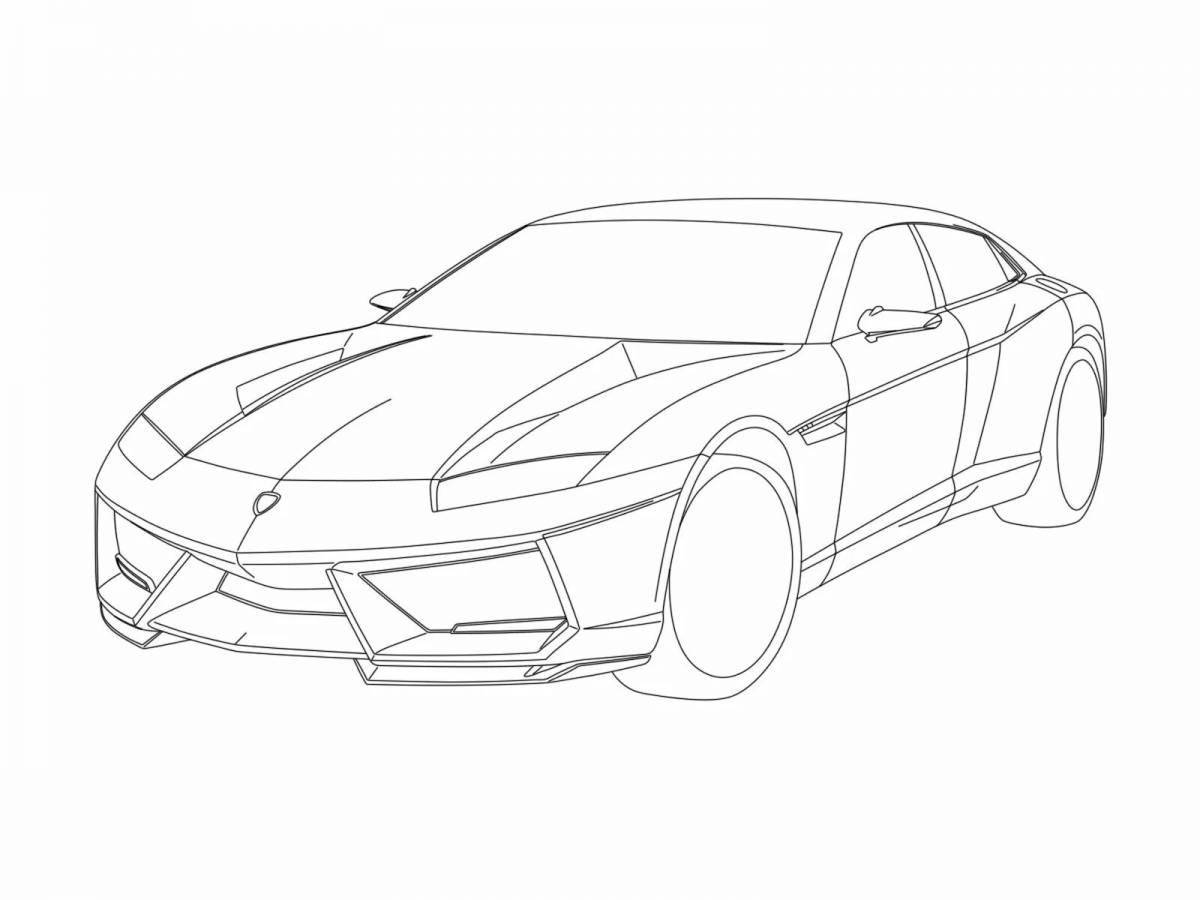 Coloring book shiny urus