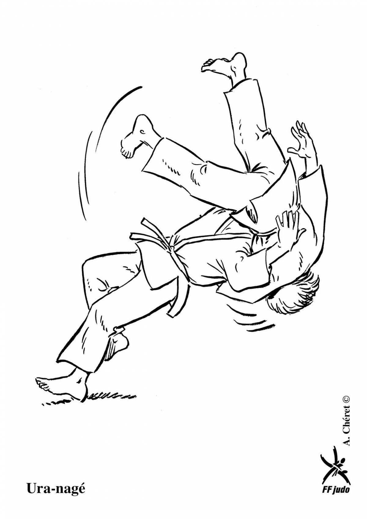 Dynamic Jitsu coloring page