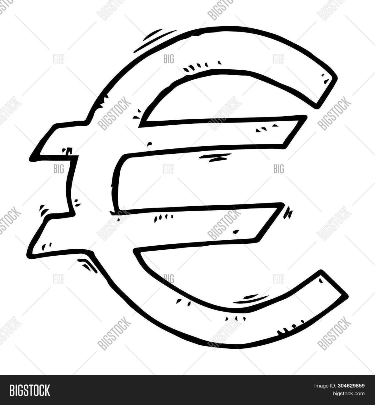 Волшебная евро раскраска