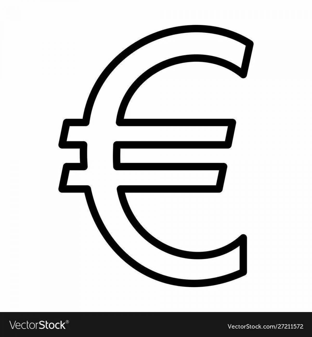 Инновационная раскраска евро
