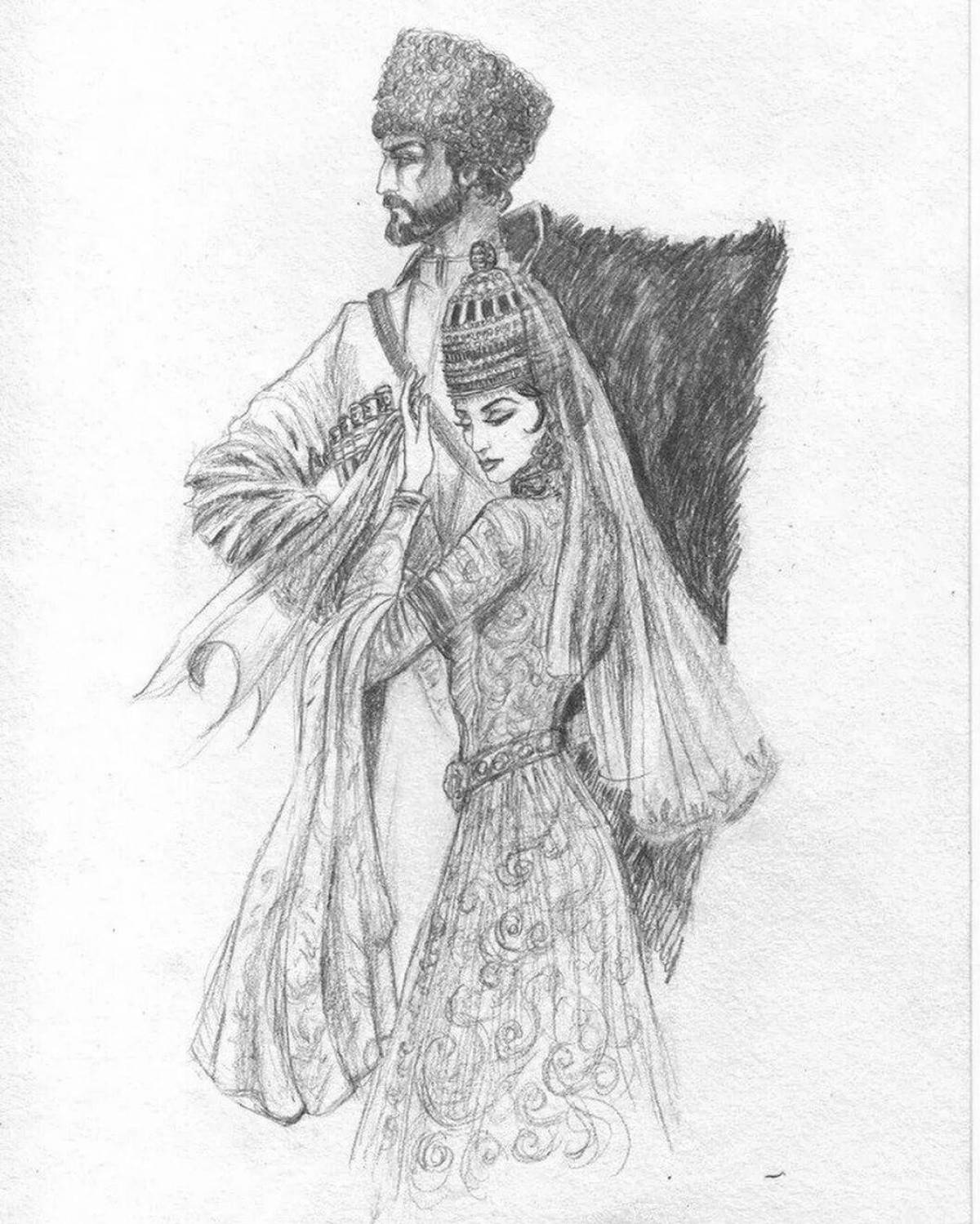 Sparkling Circassian coloring