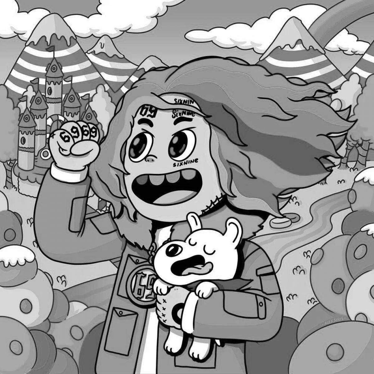6ix9ine innovative coloring