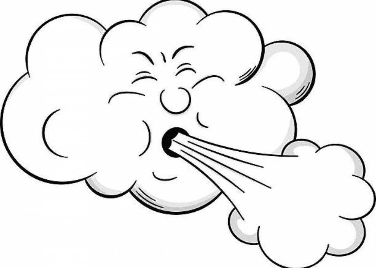 Photo Solar wind coloring