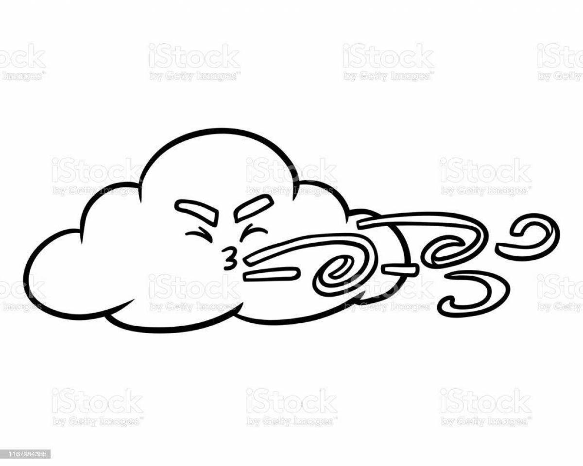 Photo Animated wind coloring