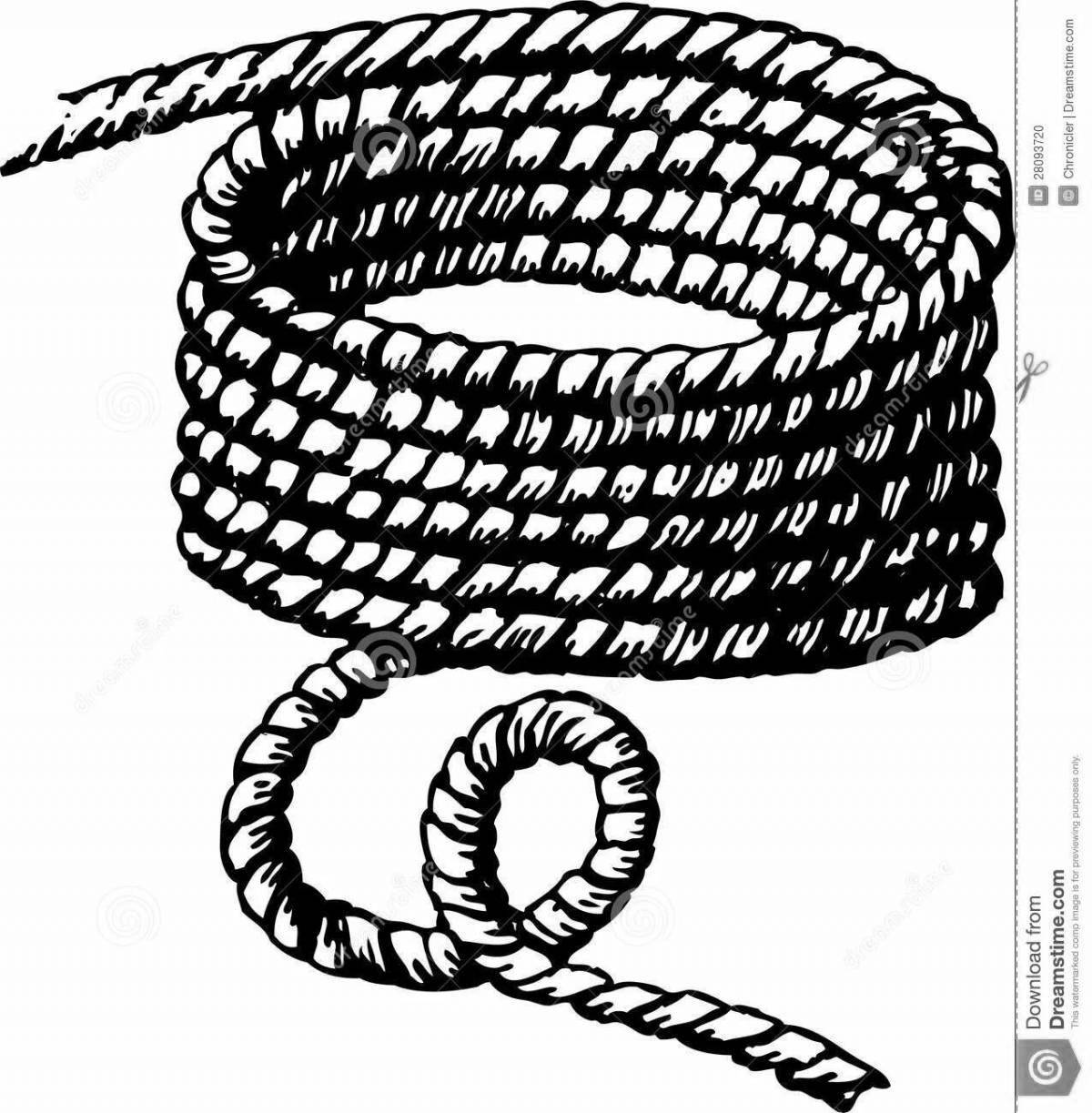 Funny rope coloring