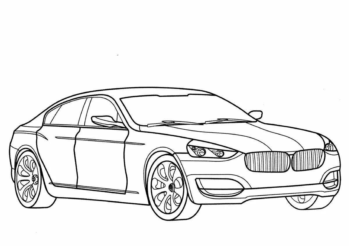 Animated beha coloring page