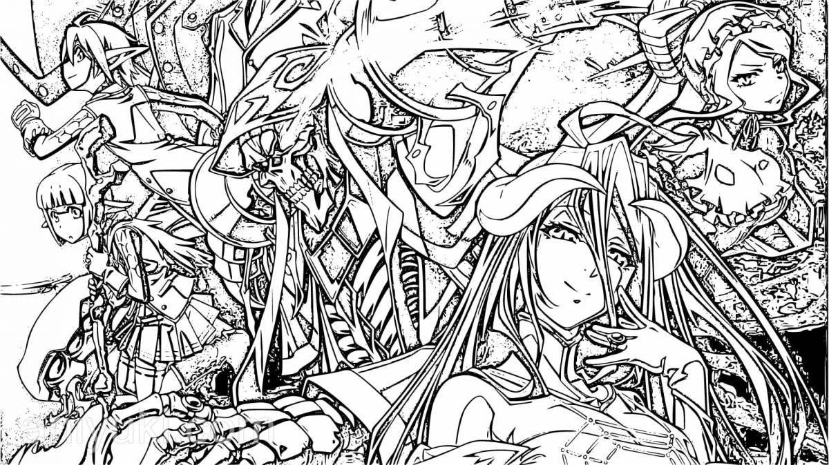 Splendid overlord coloring book