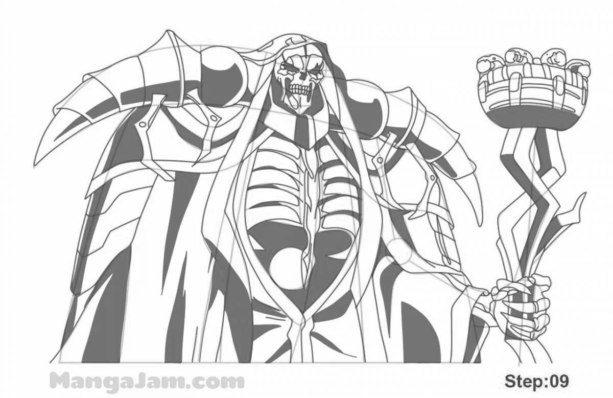 Great overlord coloring page