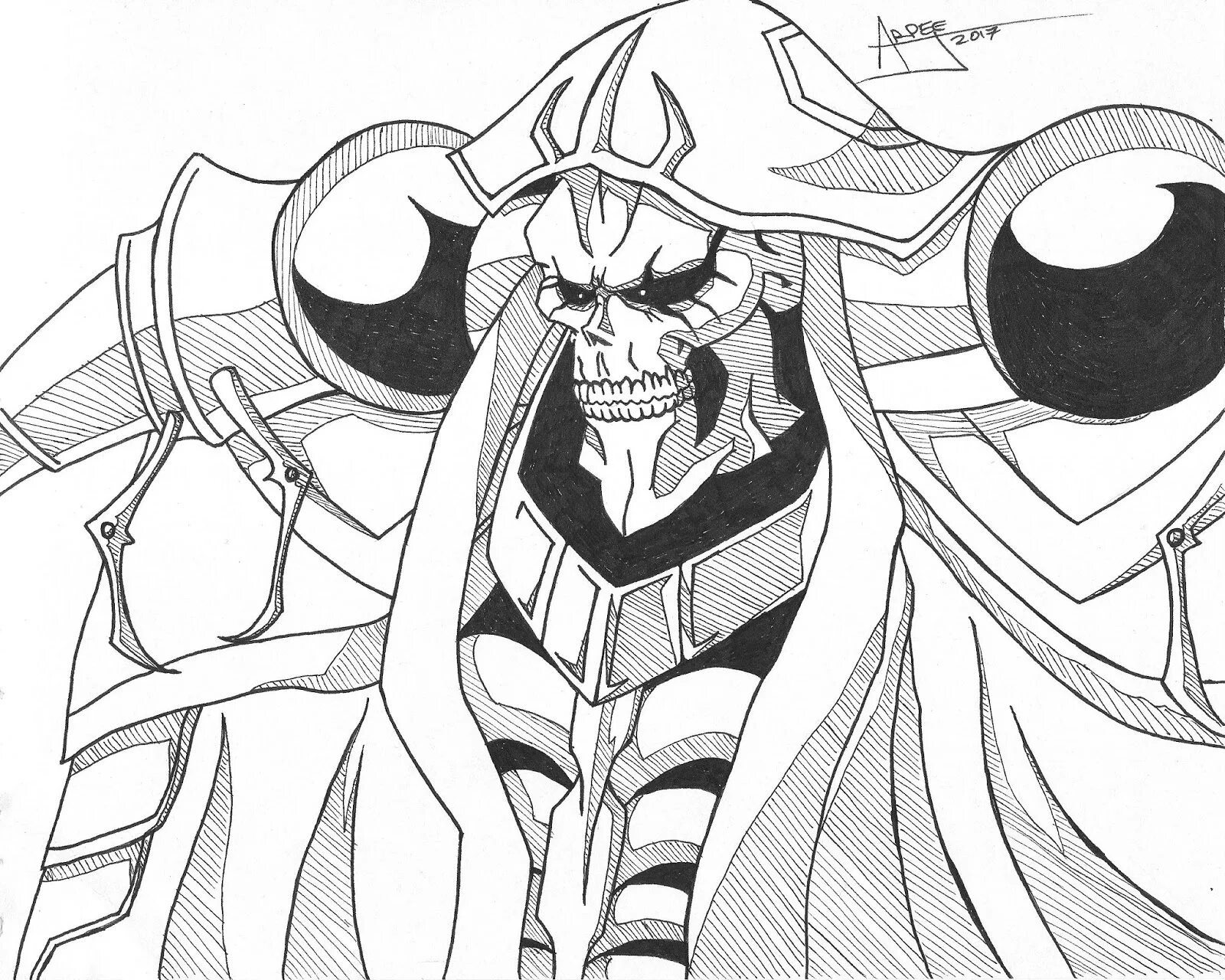 Overlord fun coloring book