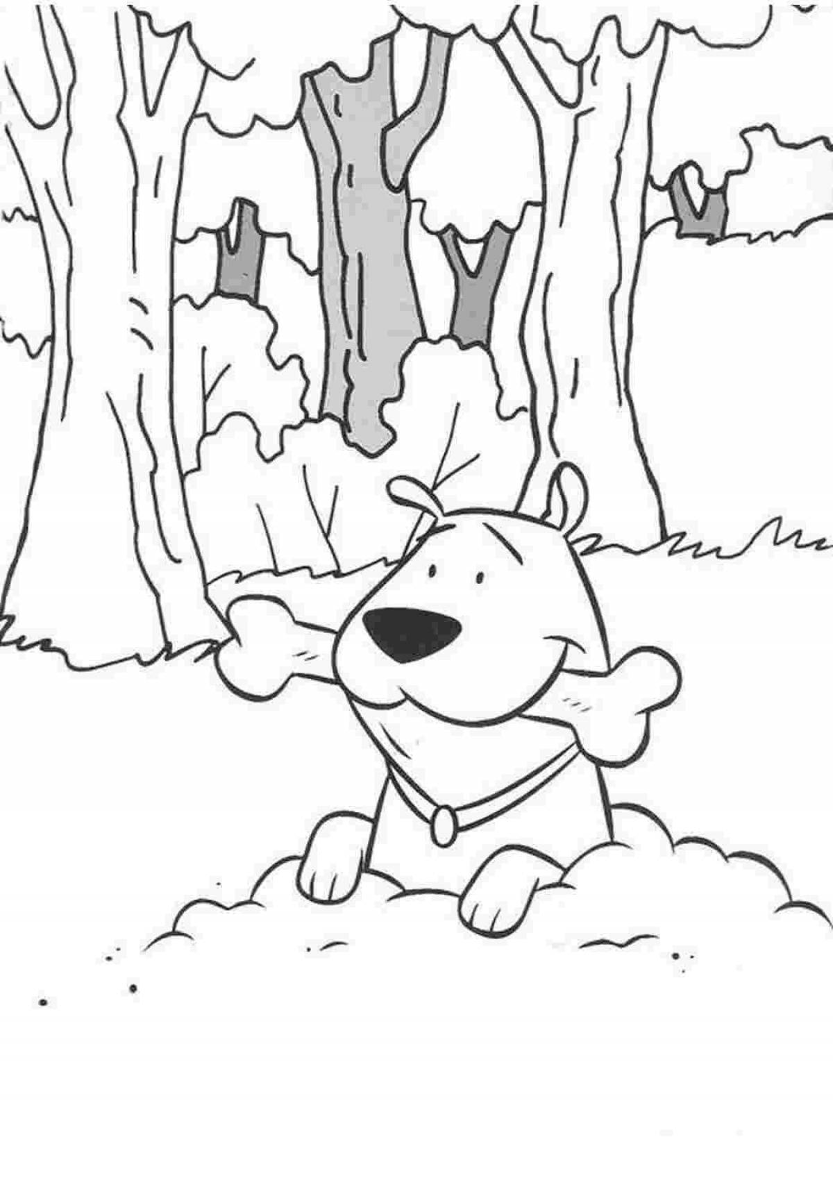 Colorful clifford coloring book
