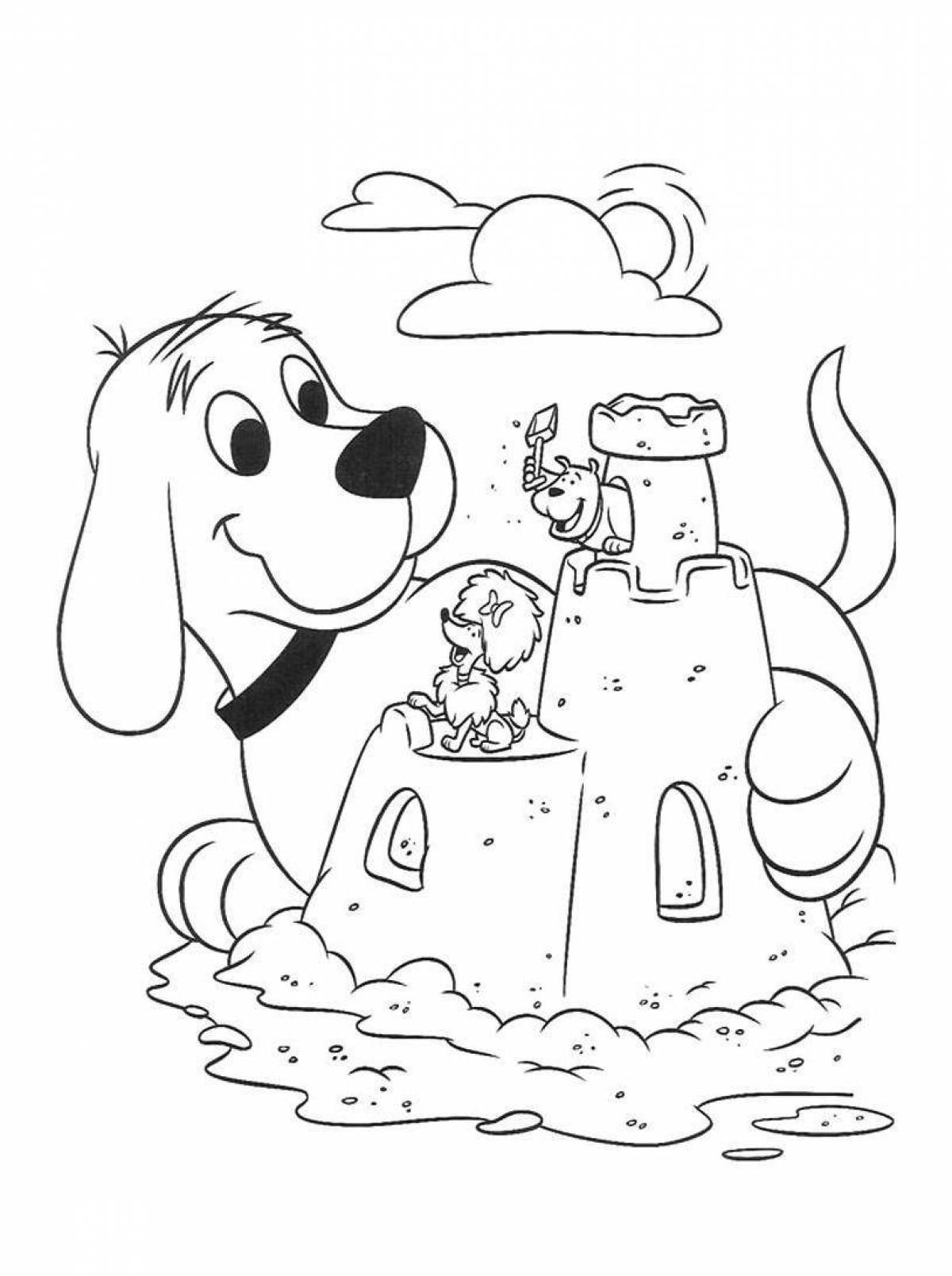 Coloring fairytale clifford