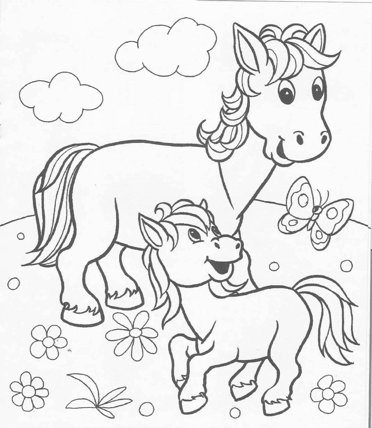 Coloring book magical iggo