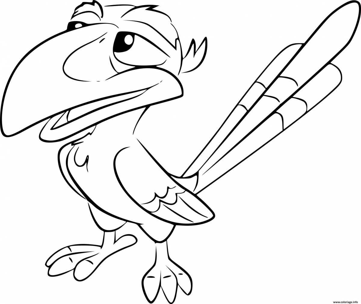 Dynamic abogus coloring page