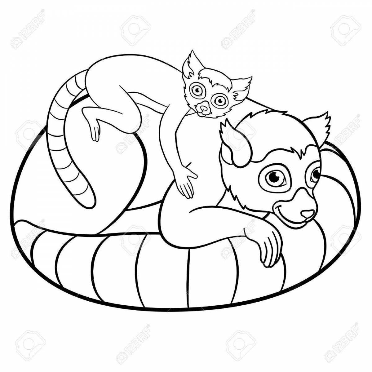 Radiant limur coloring page