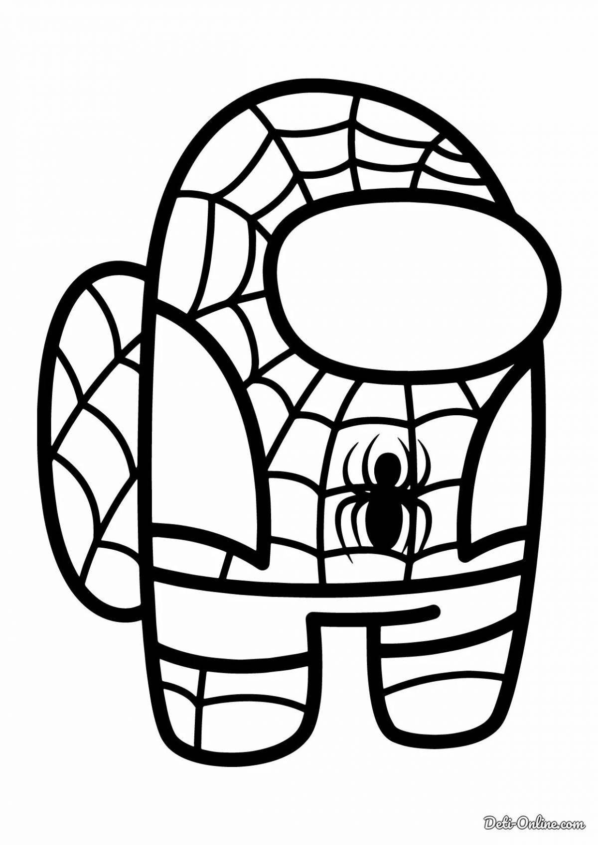 Blinding gas coloring page