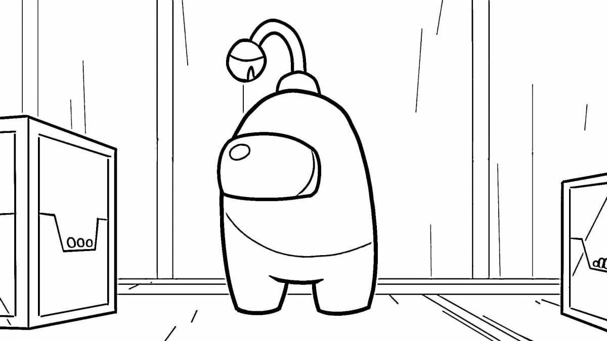 Shiny strip coloring page