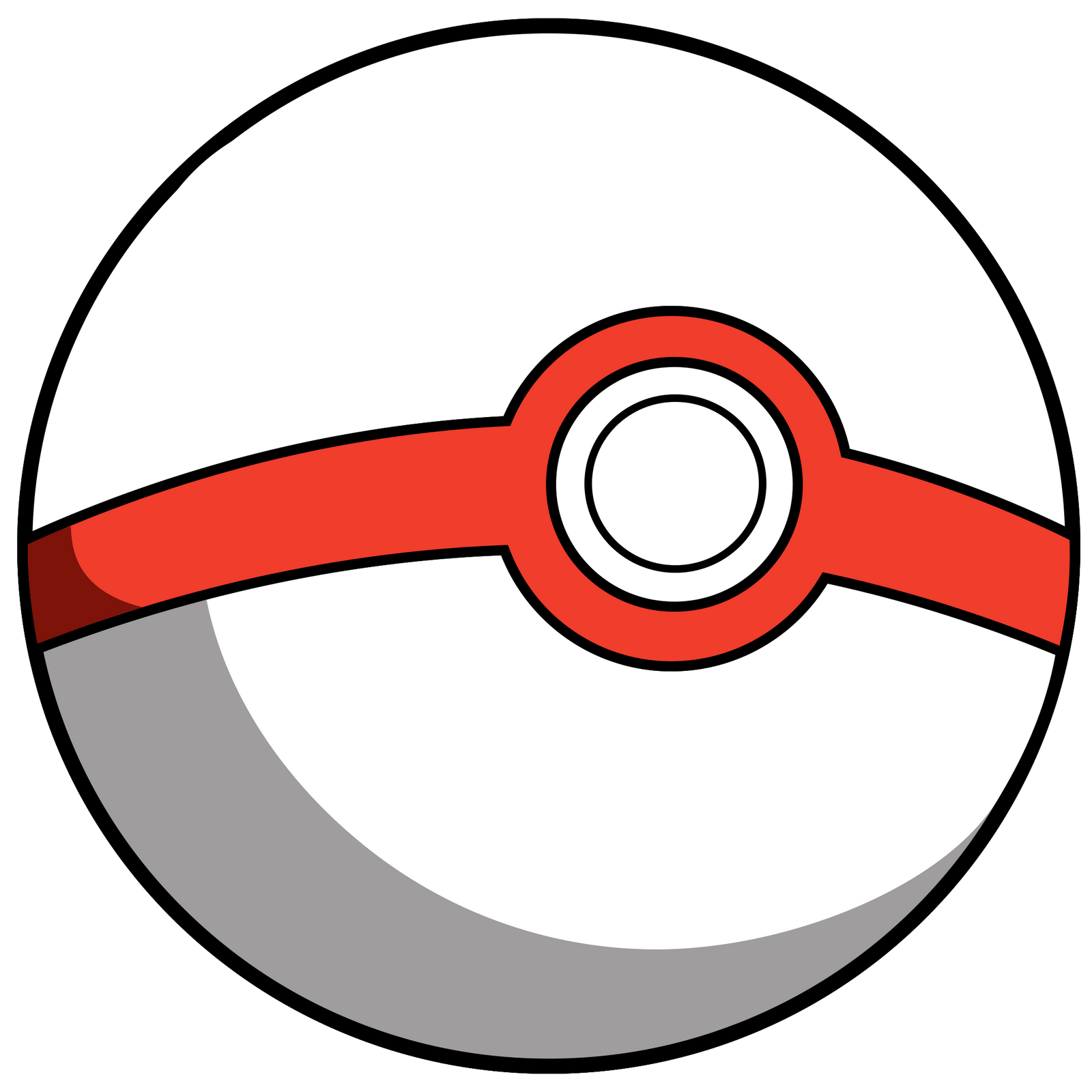Dazzling pokeball coloring page