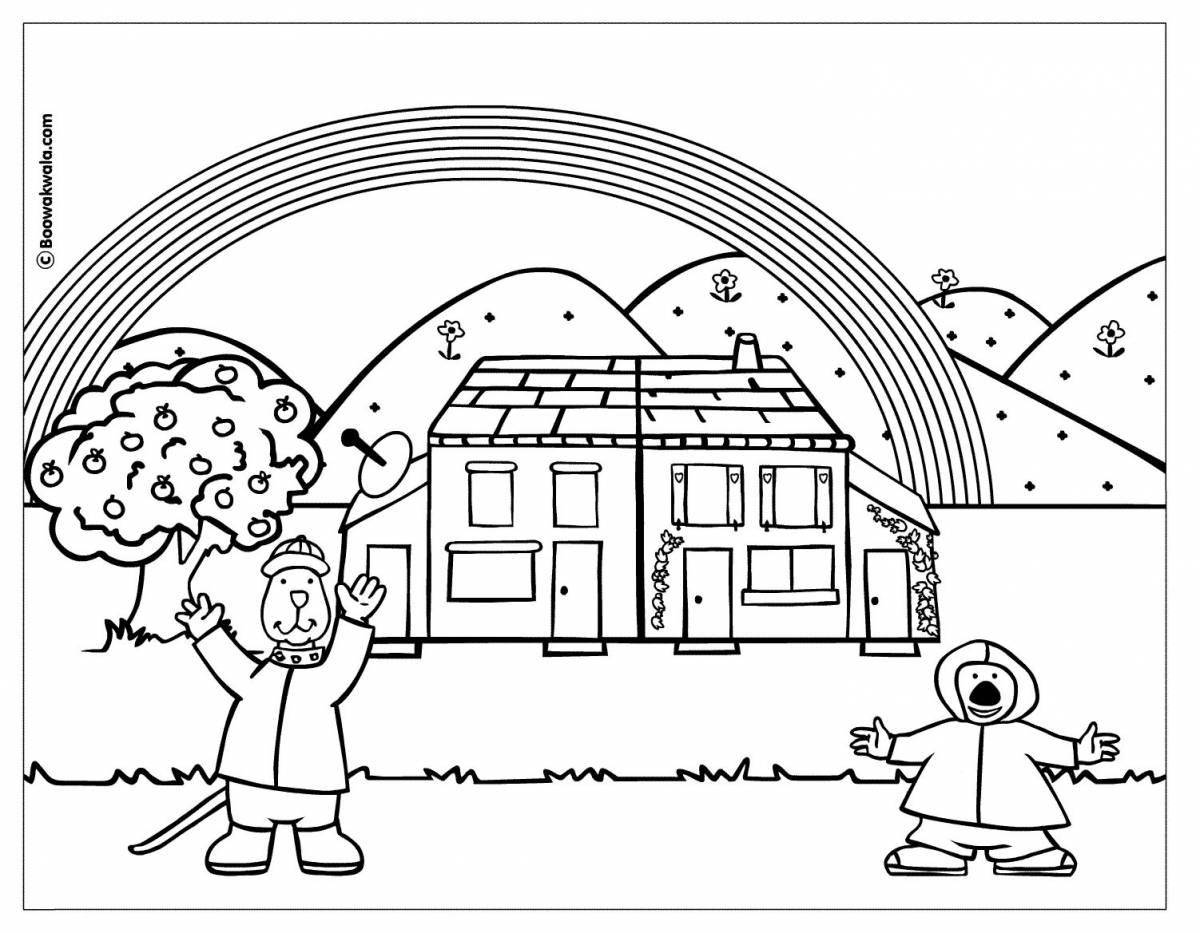 Glowing balabaksha coloring page