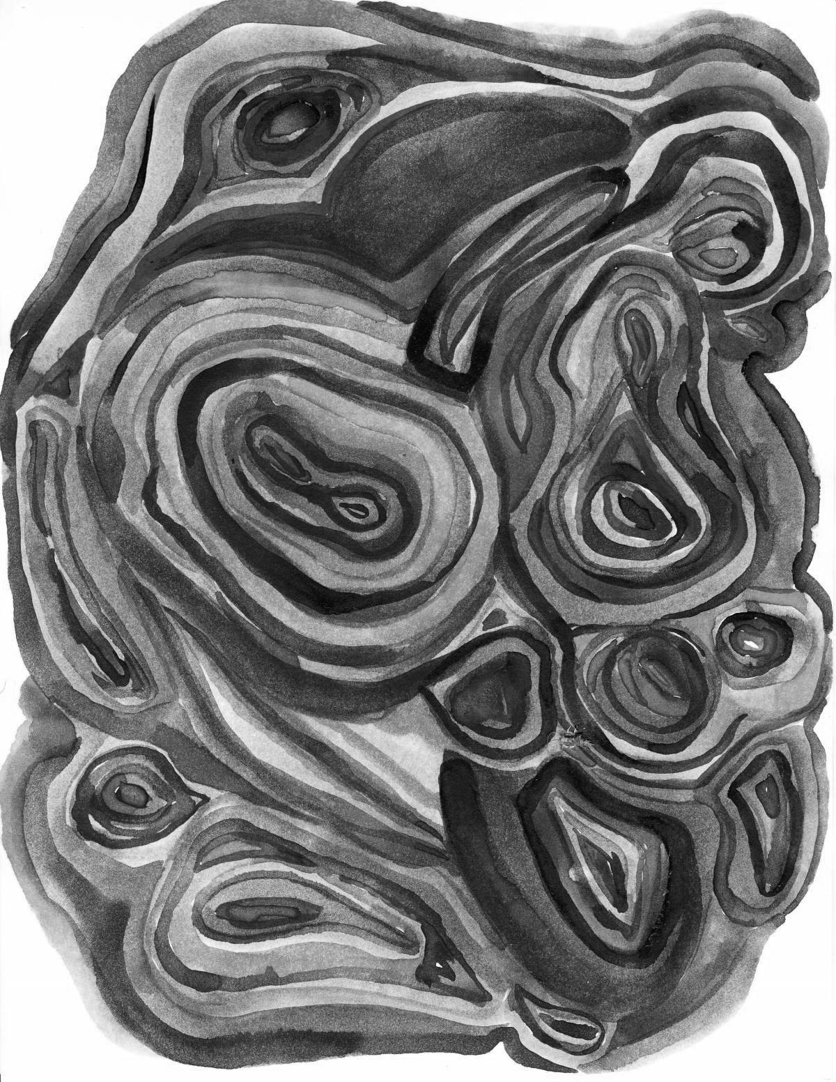 Photo Great malachite coloring book