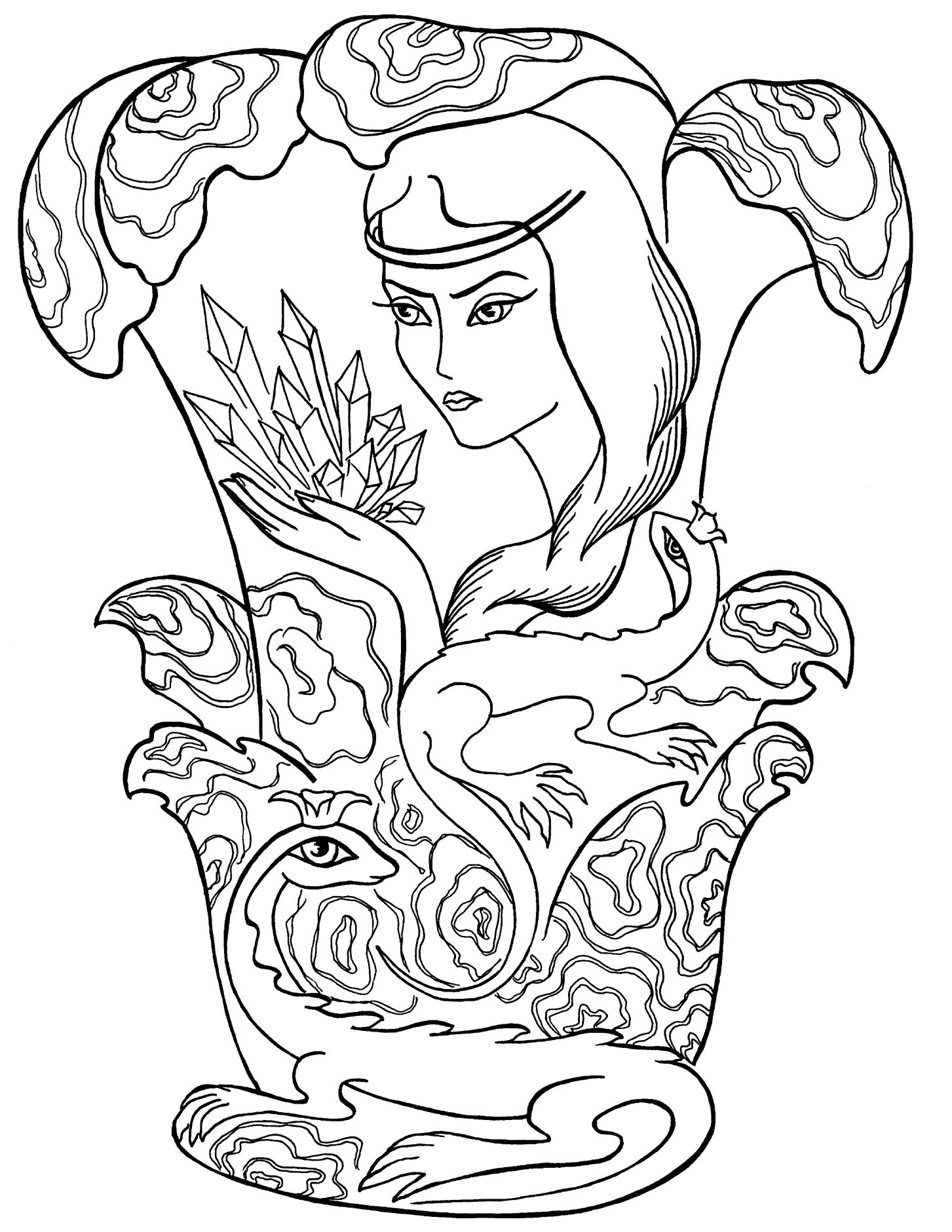 Photo Colouring fat malachite