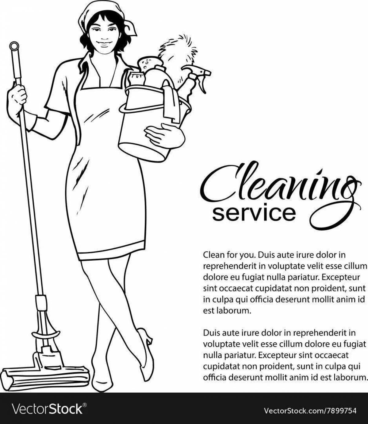 Watchful cleaner