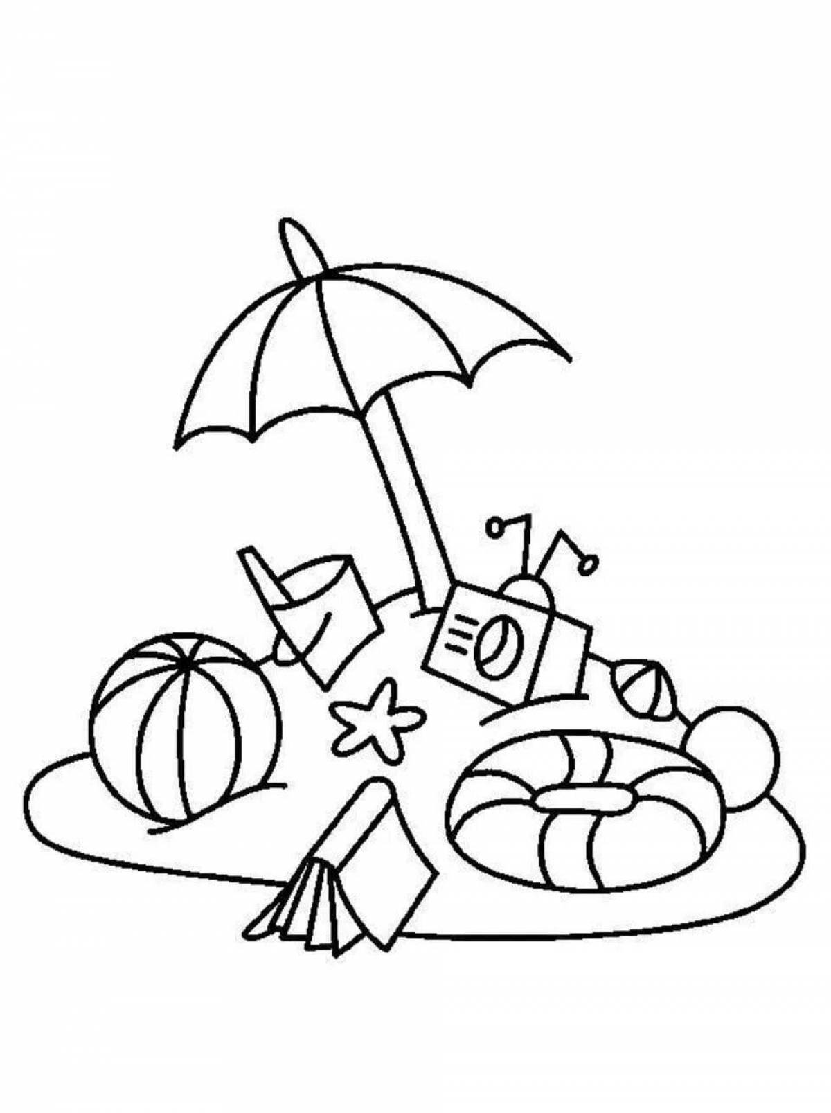 Colouring amazing resort