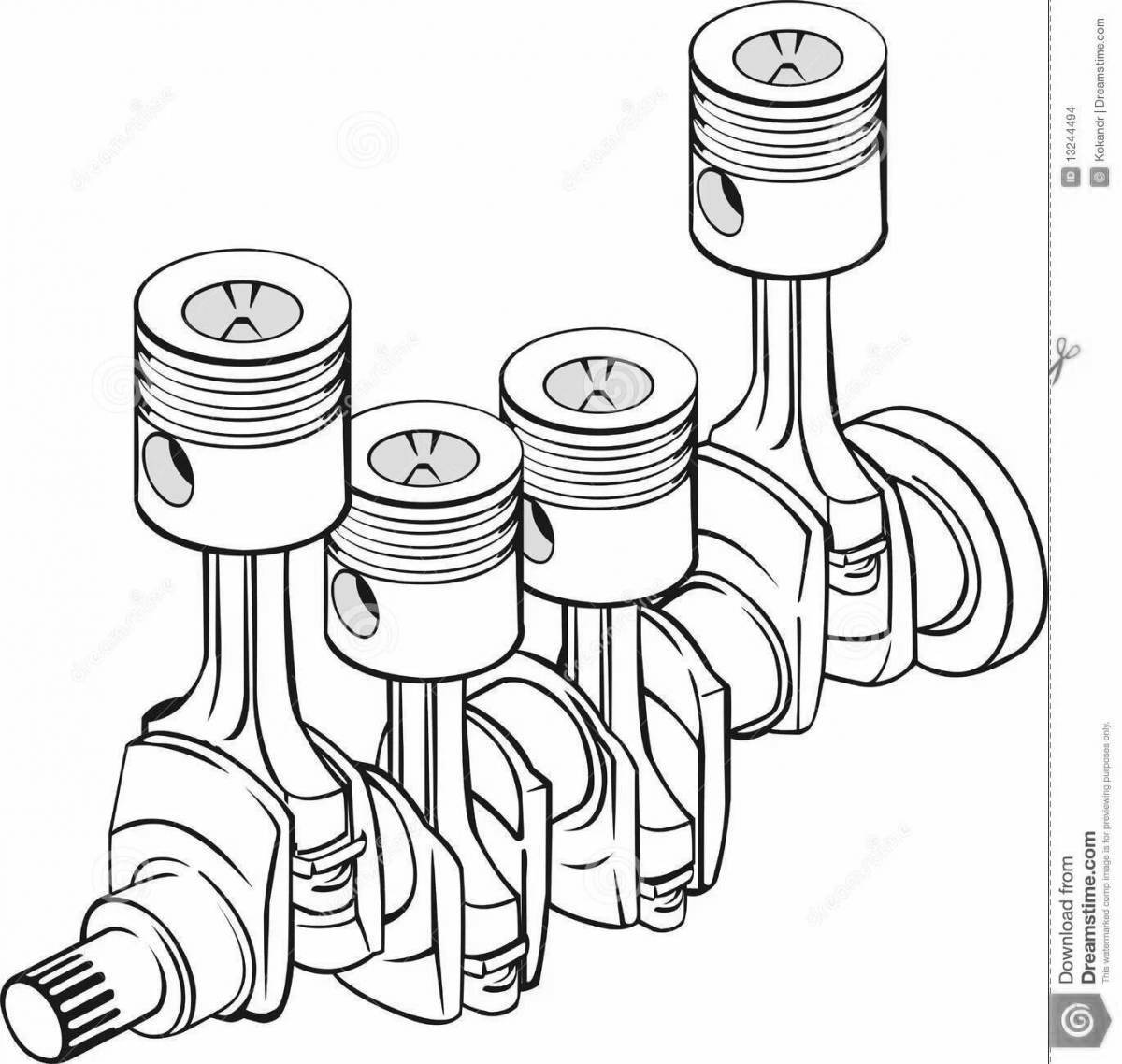 Shock Engine Coloring Page