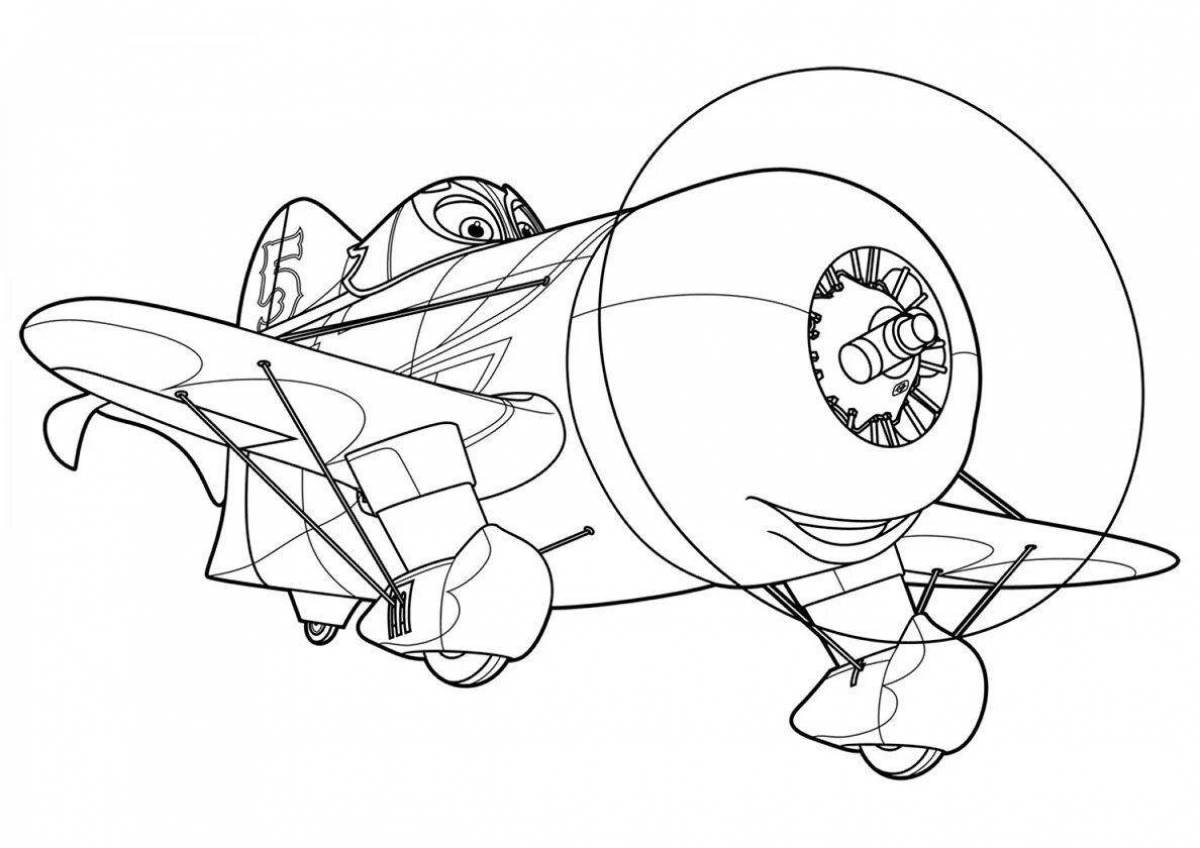 Charming corn coloring page