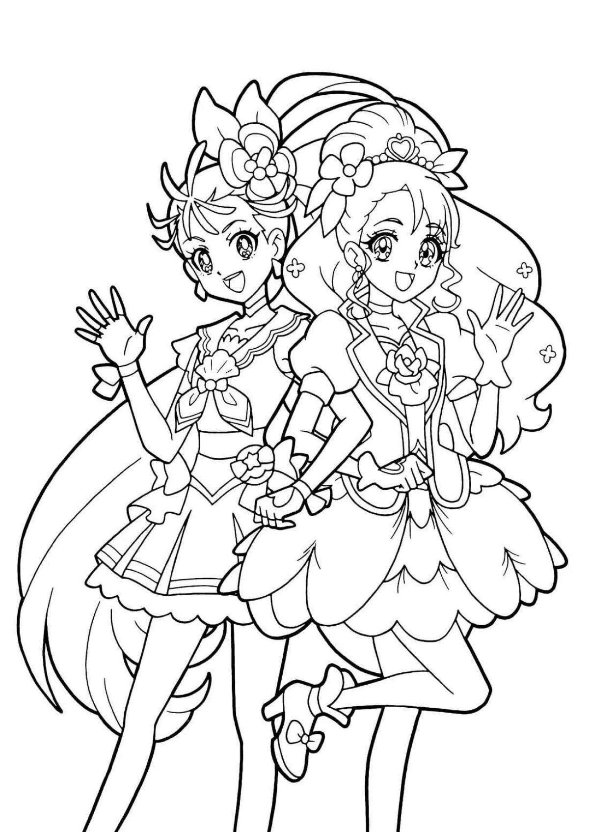 Precure bright coloring