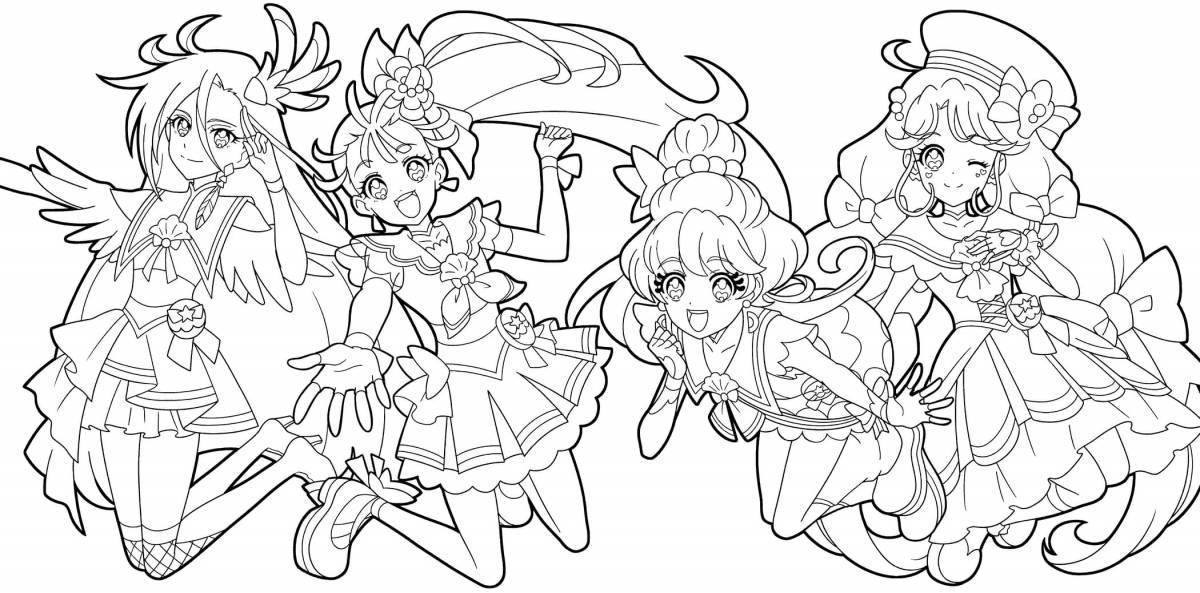 Precure awesome coloring book