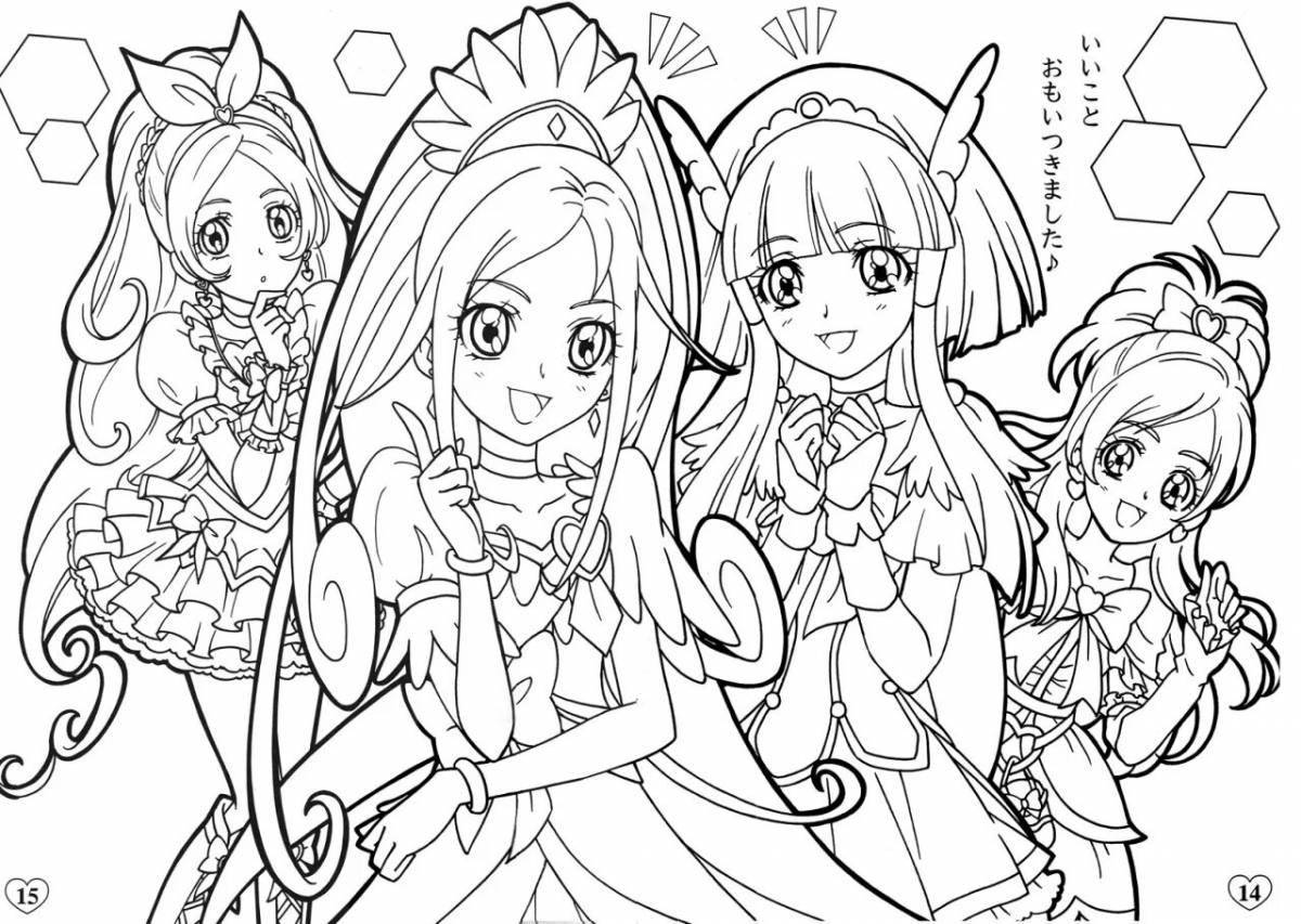 Precure holiday coloring