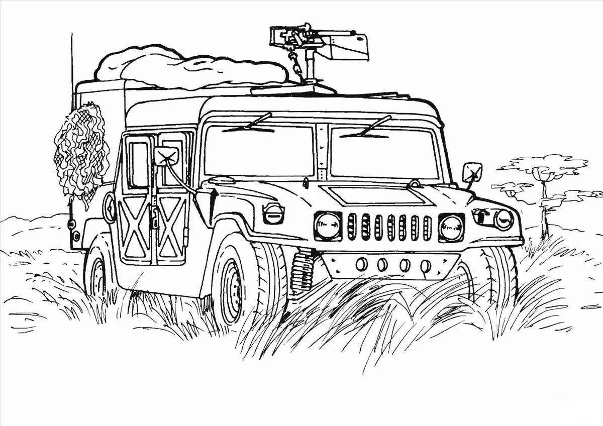 Great army coloring book