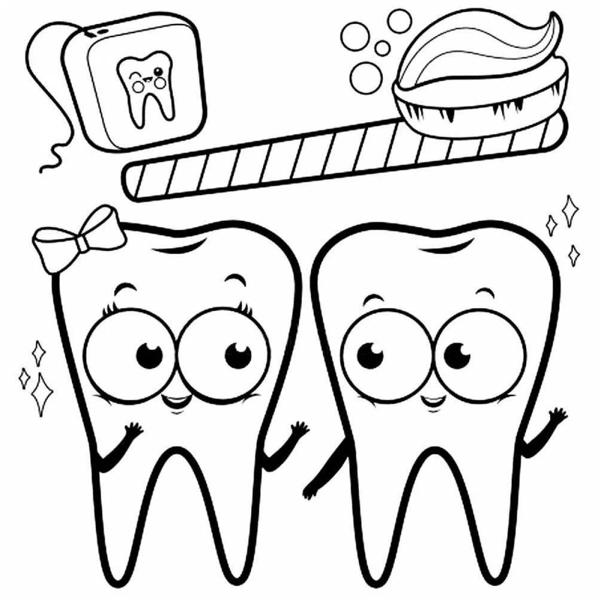 Раскраска «инновационная стоматология»