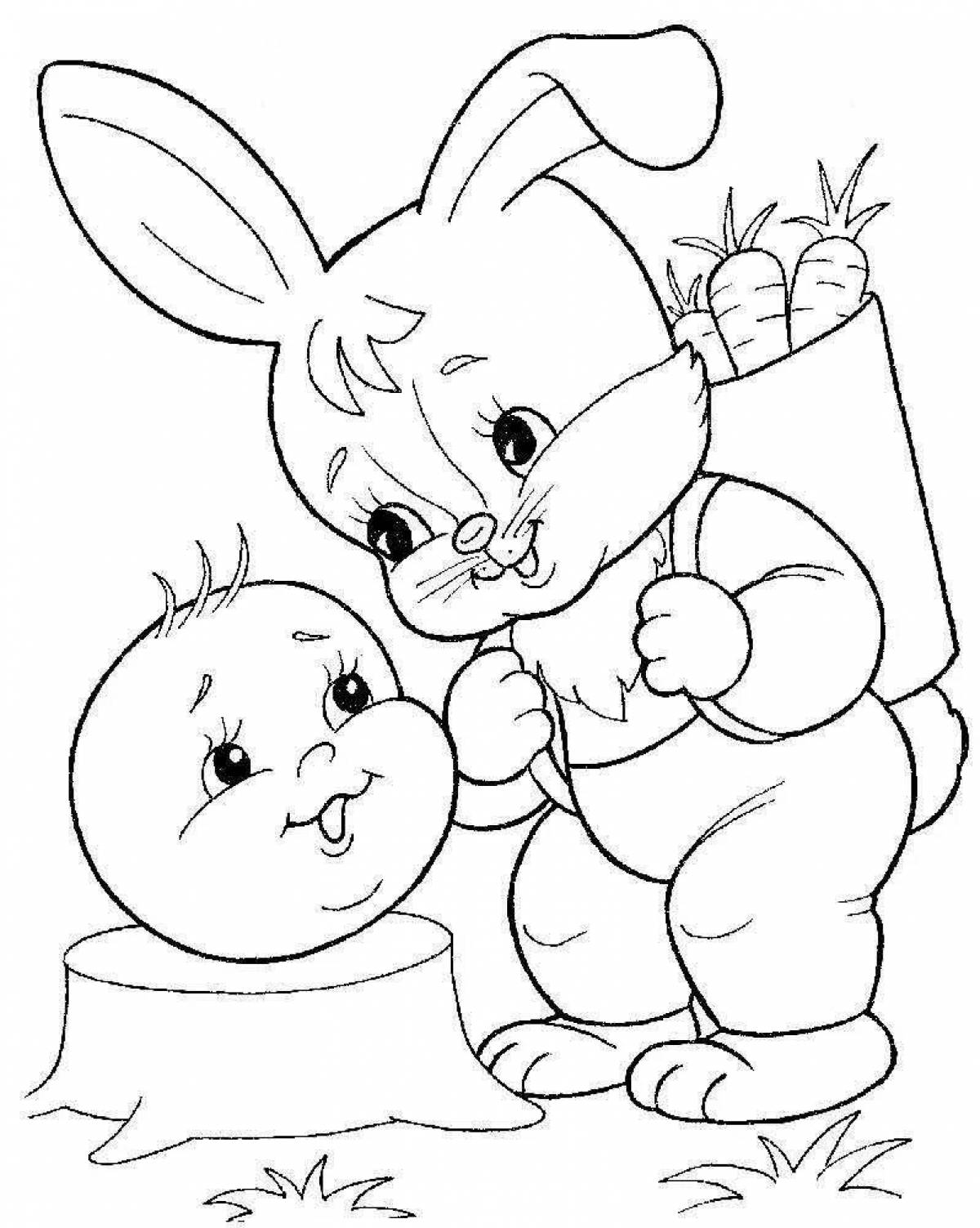 Coloring page wild bauyrsak