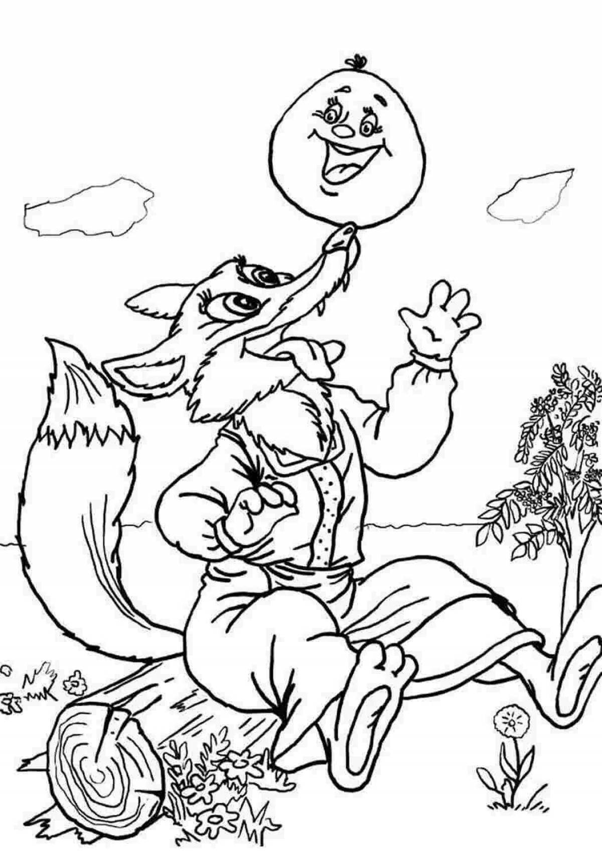 Coloring page dazzling bauyrsak