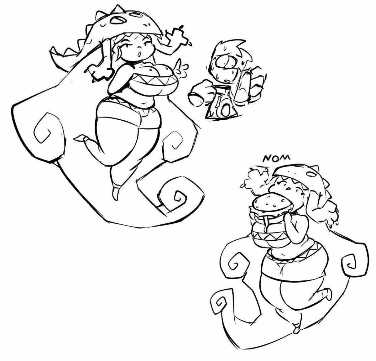 Rayman's incredible coloring book