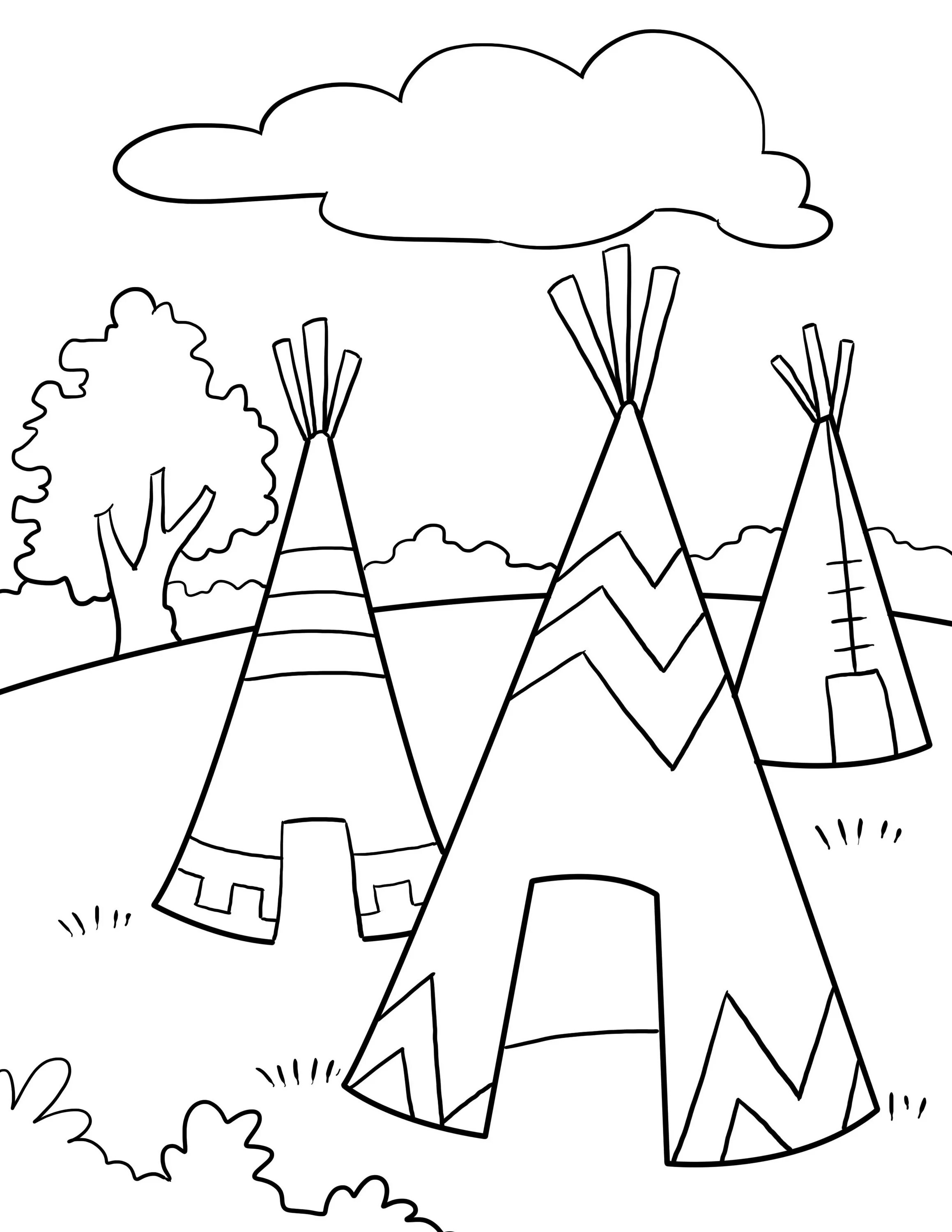 Coloring the royal wigwam