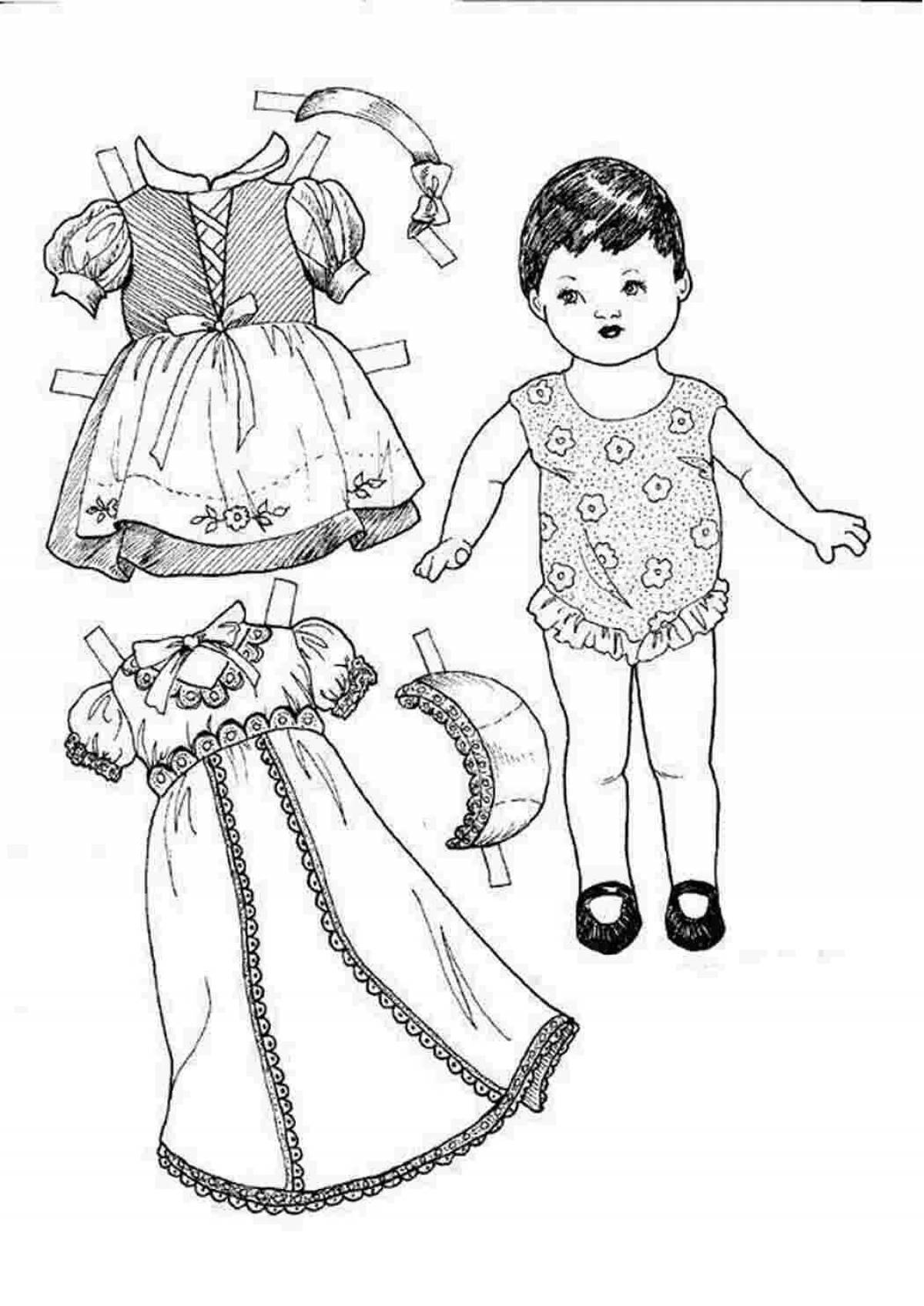 Распечатать большую куклу. Раскраска кукла с одеждой. Бумажная кукла раскраска. Раскраска кукласоде ждай. Кукла раскраска для детей.