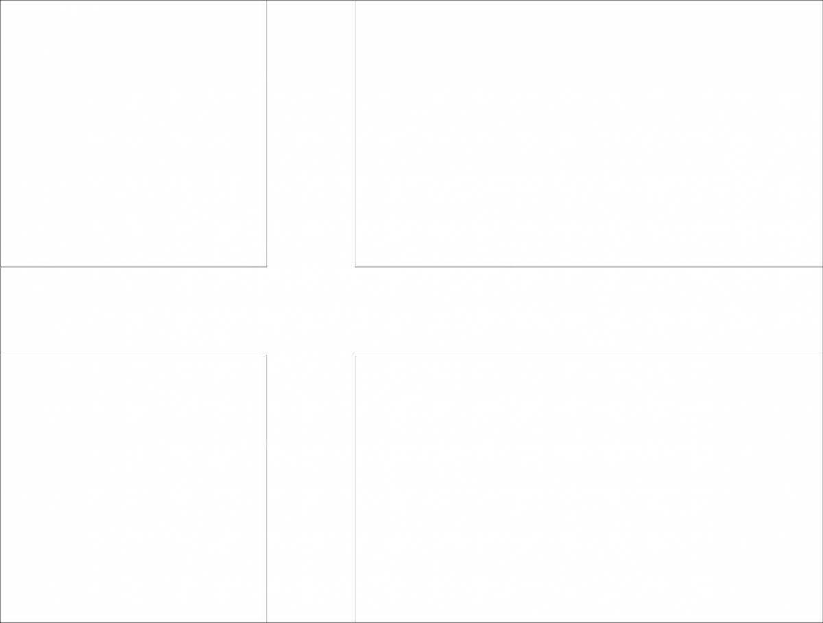 Как нарисовать флаг швеции