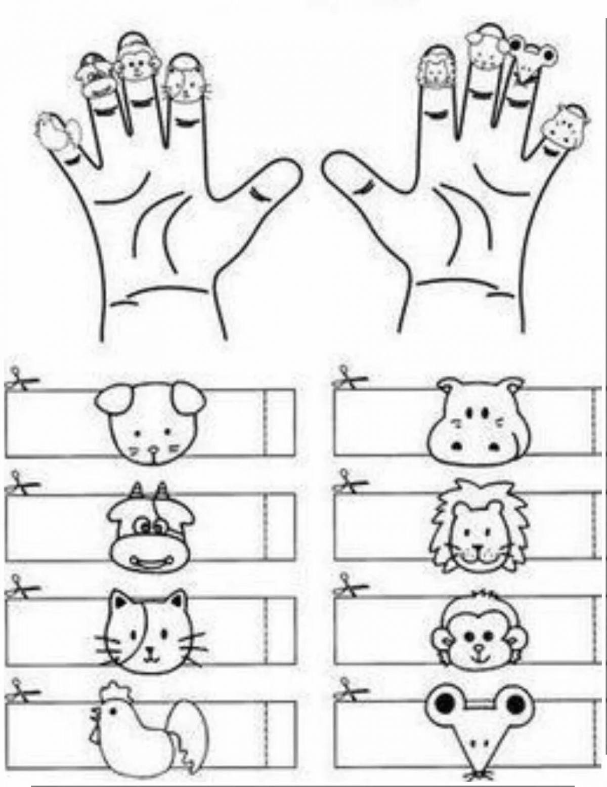 Puppet show worksheet. Пальчиковые куклы. Бумажные пальчиковые куклы. Пальчиковые куклы для кукольного театра. Пальчиковые куклы шаблоны для печати.