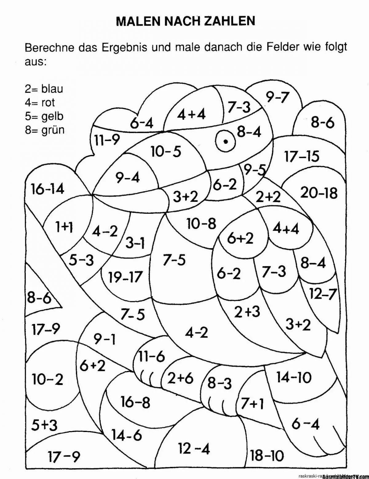 Fascinating German coloring