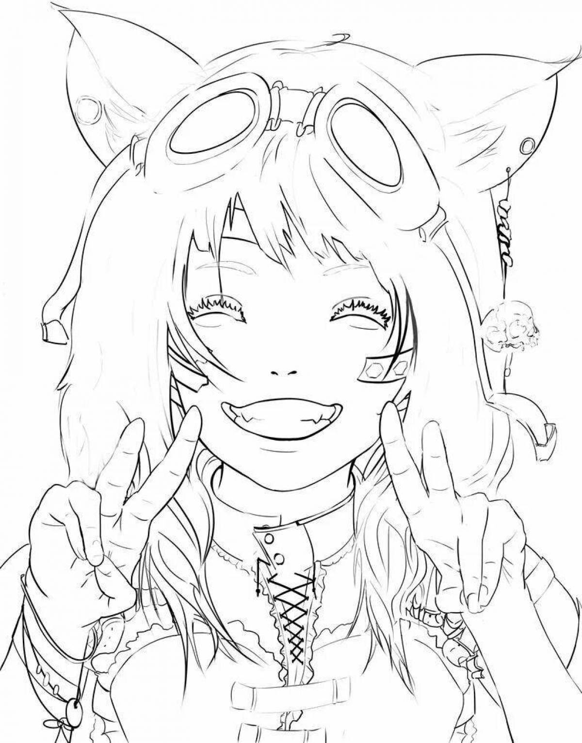 Раскраска ibis paint crazy color