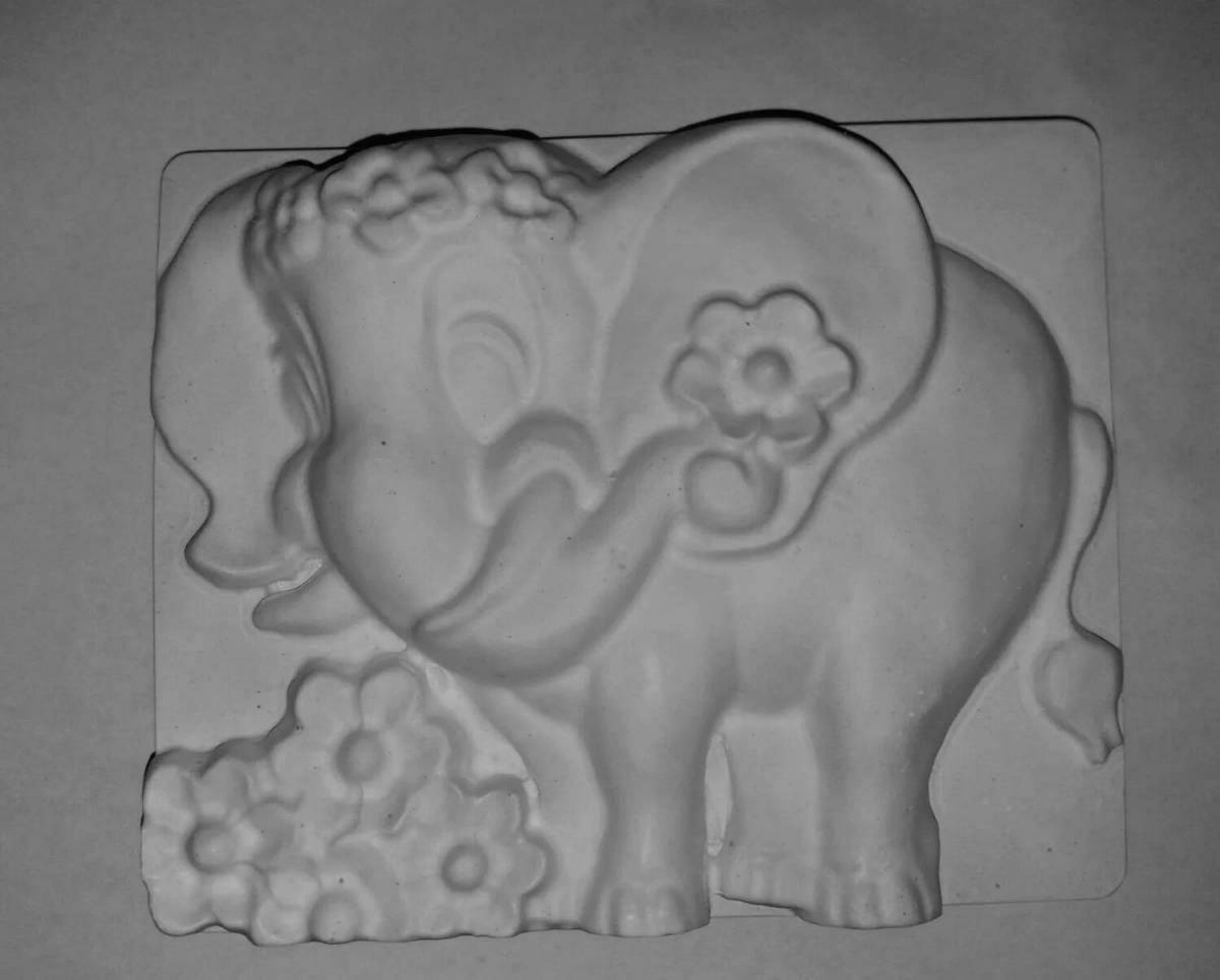 Photo Beautiful plaster coloring